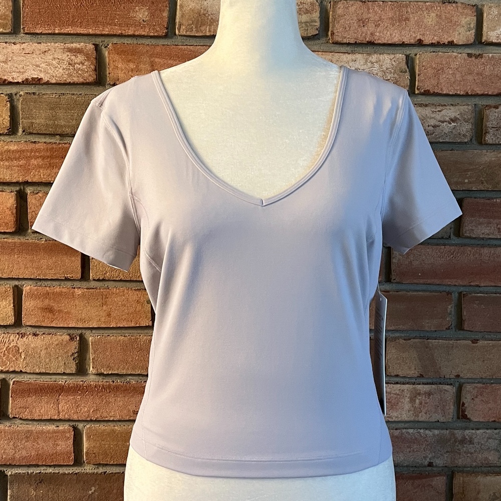 lululemon Align Tee in Chrome Size 8